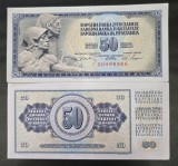 IUGOSLAVIA 50 DINARI / DINARA 1968 UNC [1] P - 83b ( Nr de serie cu 6 cifre ) , necirculata