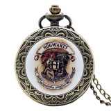 Cumpara ieftin Ceas De Buzunar Vintage HARRY POTTER - HOGWARTS - Bronz