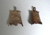 2 clopote vechi de fier Transilvania