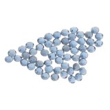 Strasuri rotunde 2 mm - albastru 50 buc, INGINAILS