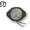 Lampa de gabarit rotunda alba M05-LED Gmak