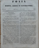 Ziarul Foaia pentru minte , inima si literatura , nr. 42 ,1853 ,Muresanu , Hateg
