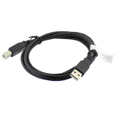 Cablu USB A mufa, USB B mufa, USB 2.0, lungime 1.8m, negru, ASSMANN, AK-300105-018-S, T145485 foto