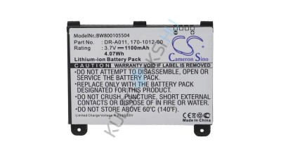 &amp;Icirc;nlocuire baterie VHBW E-Book pentru Amazon 170-1012-00 - 1100 mAh 3,7 V Li-Ion foto