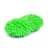 Burete cu microfibre, 260 x 130 x 60 mm, poliester, 2 fete, Verde