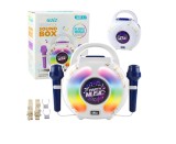 Set interactiv muzical cu microfoane, Bluetooth, efecte sonore si luminoase, 24.5 x 20 x 11.5 cm, Lean 24539