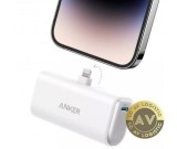 Baterie Externa Anker Nano 5000mAh 12W 1 x Lightning Alba A1645G21
