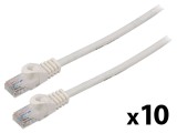 Patch cord U/UTP 6 litat CCA PVC alb 3m - Cablu de rețea UTP alb 3m