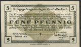 RARR : GERMANIA = LAGERGELD GROSS - PORITSCH 5 PFENNIG 1916 - UNC / IN SCAN