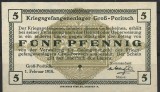 RARR : GERMANIA = LAGERGELD GROSS - PORITSCH 5 PFENNIG 1916 - UNC / IN SCAN