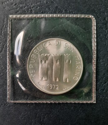 500 Lire 1972, San Marino - A 2642 foto