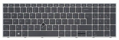 Tastatura Laptop, HP, Zbook Fury 15 G7, iluminata, layout UK foto