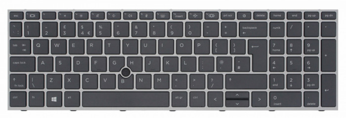 Tastatura Laptop, HP, Zbook Fury 15 G7, iluminata, layout UK