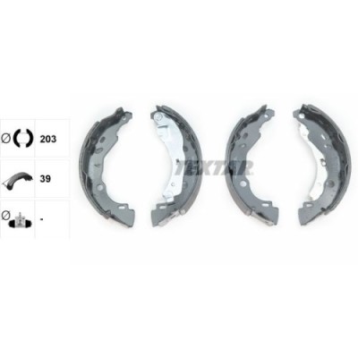 Textar Set saboti frana foto