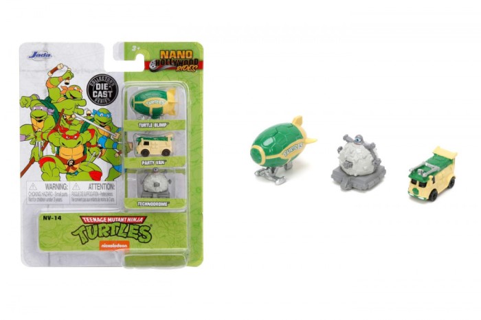 JADA SET 3 MASINUTE METALICE TESTOASELE NINJA 4CM SuperHeroes ToysZone