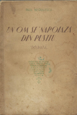 AS - PAUL NEGULESCU - UN OM SE NAPOIAZA DIN PUSTIU, versuri, 1946 foto