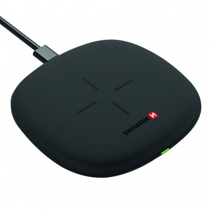 Incarcator Retea Wireless Swissten, 10W, Alb