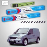 Cumpara ieftin Ștergătoare Ford Transit Connect MK1 P65 Van 2-Door 2002-2013 | Set Față și Spate Flat Premium &ndash; TeamCar&reg;