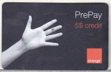 Bnk card Romania - Orange - 5 $ - 12/06 - RO-ORA-REF-0002-0612?