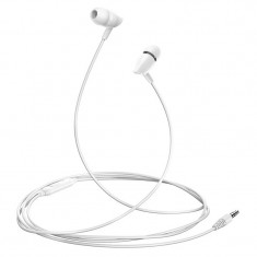 Handsfree Casti In-Ear Usams EP-37 Electroplating, Cu microfon, 3.5 mm, Alb HSEP3702