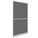 vidaXL Ecran pentru Insecte cu Hinge Manual Alb și negru 120 x 240 cm 42047049