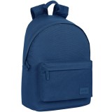 Rucsac Safta Basic Navy Blue, buzunar laptop tableta, 31x41x16 cm