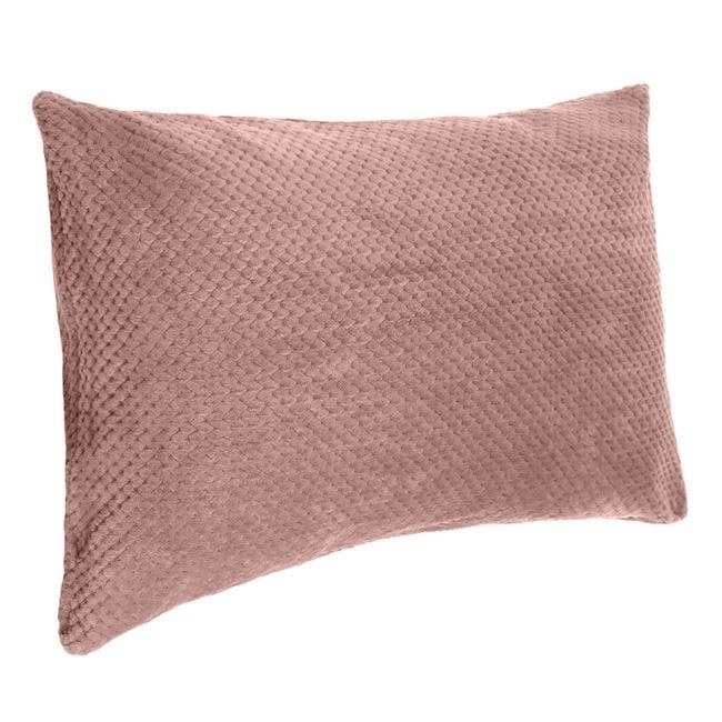 Fata de Perna Catifelata Roz Popcorn 50x70cm