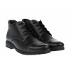 OFERTA MARIMEA 40 - Ghete barbati din piele naturala, imblanite, negre - L2079N