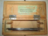 5005-I-Cutit Microtomie otel. Dosch Balmung C. Microtome knife blade.