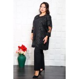 Compleu Elegant din 3 piese Fiesta Negru - 58Marimea