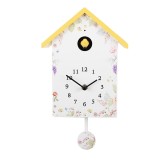 Cumpara ieftin Ceas perete cu pendul si cuc multicolor 20x10x26 cm