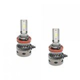 Becuri Auto LED H11, 27W, 12V, Alb Rece, ALM - Set 2 bucati