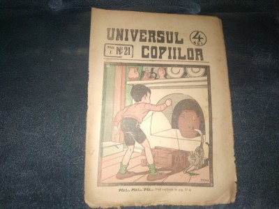 REVISTA UNIVERSUL COPIILOR NR 21 1925 foto