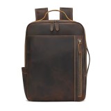 Cumpara ieftin Rucsac pentru barbati, Elsiel GT3318, piele naturala, Maro