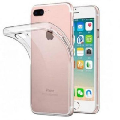 Capac de protectie pentru Apple iPhone 8 Plus, TPU 0.8 mm, transparent foto