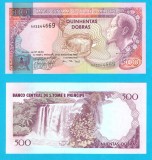 Sao Tome &amp; Principe (p#63) 500 Dobras 1993 UNC 'Țestoasă de Mare' serie: AA3244xxx; (ROG CITITI DETALIILE!); Margine roz