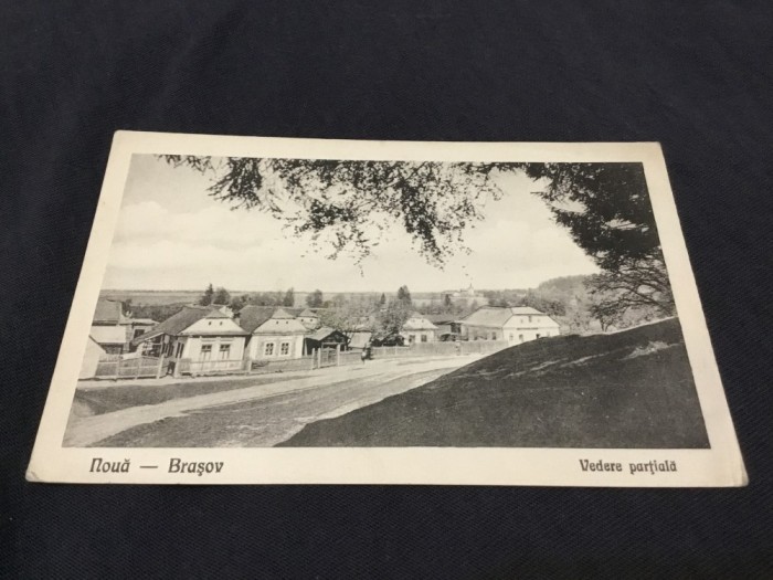 carte postala necirculata - Noua / Brasov - Vedere partiala perioada interbelica !