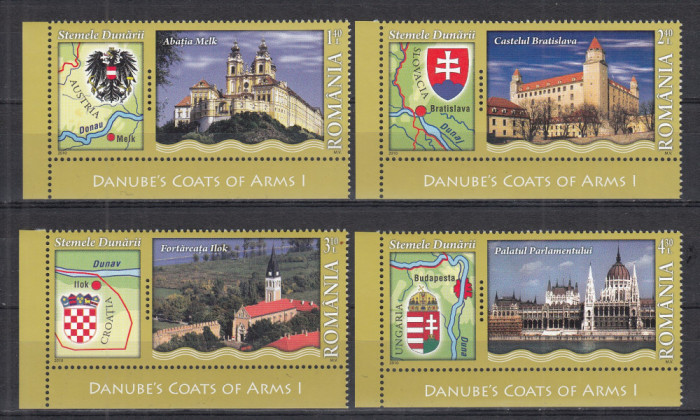 ROMANIA 2010 LP 1863 STEMELE DUNARII I SERIE MNH