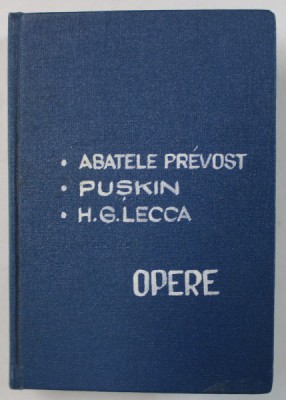 COLEGAT DE CINCI CARTI de ABATELE PREVOST / PUSKIN / H.G. LECCA , 1907 -1917 foto