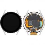 Display cu Touchscreen Samsung Galaxy Watch5 40mm, cu Rama, Versiune BT, Argintiu, Service Pack GH82-30040C