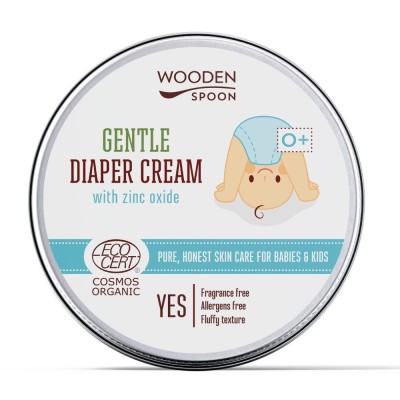 Crema pentru iritatii de scutec bio, 100ml, Wooden Spoon foto