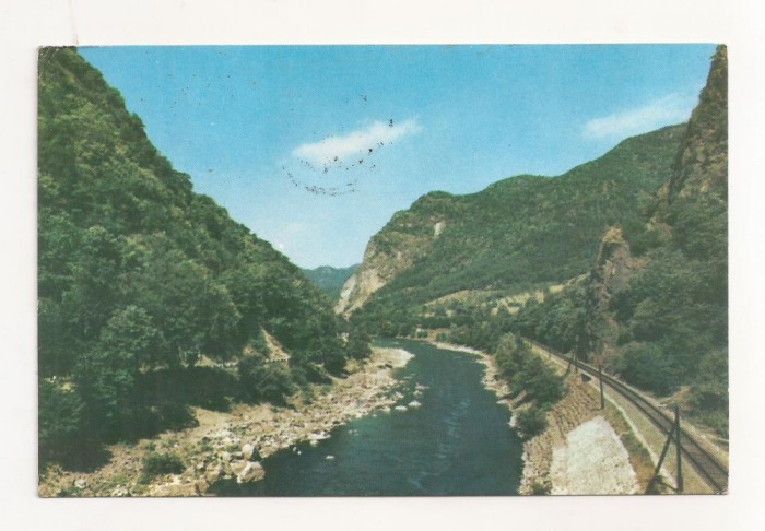 RF56 -Carte Postala- Oltul la Calimanesti, circulata 1965