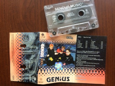 Genius CO2 album 1998 caseta audio muzica dance house euro pop East &amp;amp; Art records romania EAMC 0378 foto