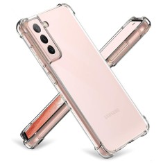 Husa antisoc compatibila samsung galaxy s21 5g, pro airbag, clear foto