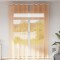 Perdele Voile cu Oelii 2 buc Portocaliu 140x300 cm