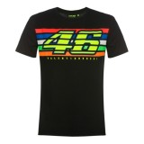 Valentino Rossi tricou de bărbați black Classic (Stripes) 2019 - XS