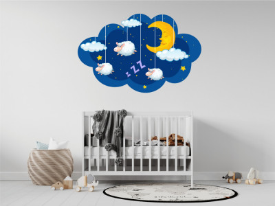 Sticker Decorativ - Dream Sheep foto