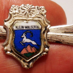 I.680 INSIGNA AUSTRIA KLEIN-WALSERTAL SCHI SKI L57mm email