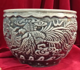 Vas Quing Kangxi - Jardiniera flori