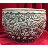 Vas Quing Kangxi - Jardiniera flori